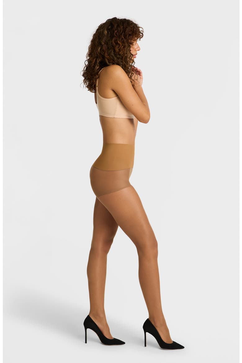 Highlighter Sheer Tights, Alternate, color, MOCHA