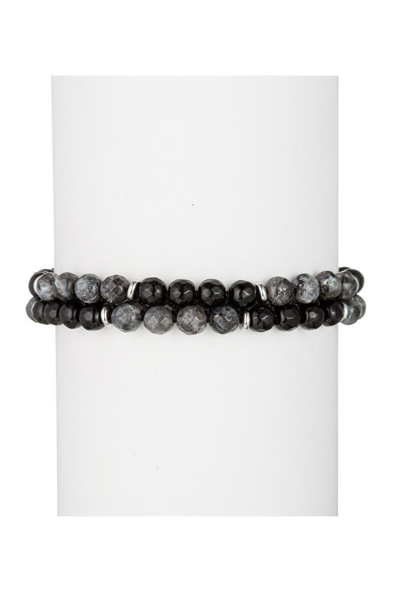 Men's Mateo Adjustable Bracelet, Alternate, color, SILVER