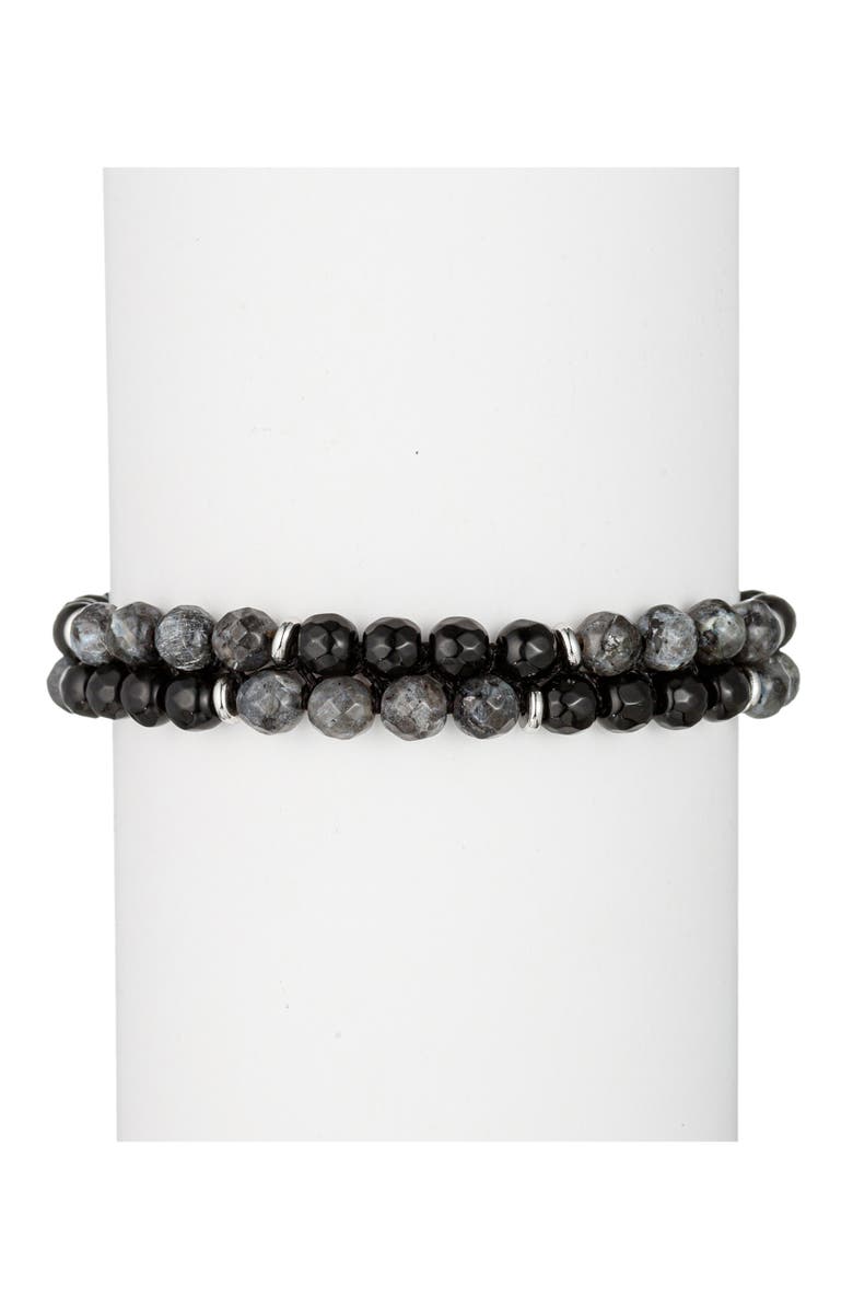 EYE CANDY LOS ANGELES Men's Mateo Adjustable Bracelet, Alternate, color, Black