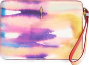 Christian Louboutin Small Bettina Tie Dye Napa Leather Wristlet