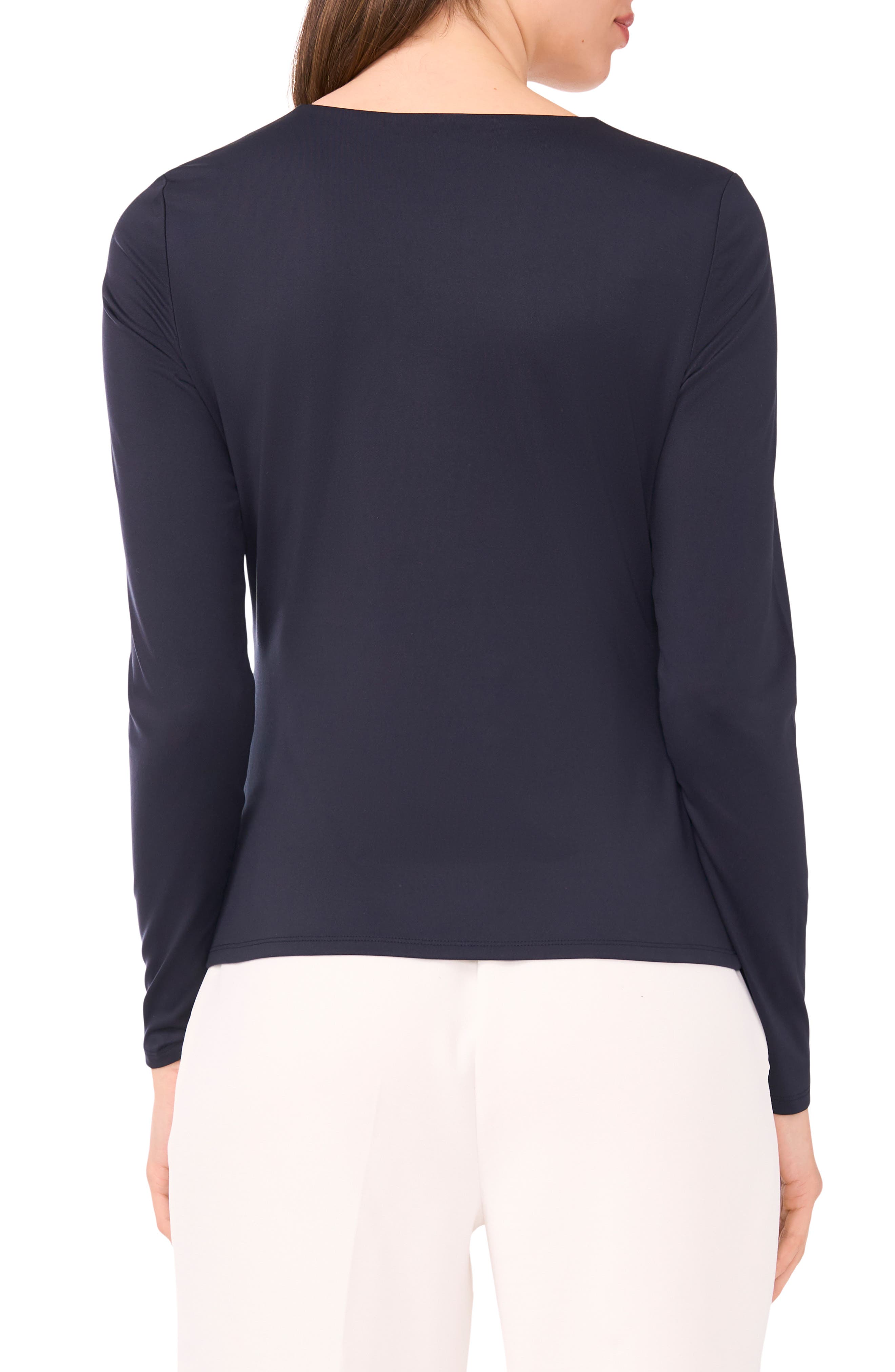 Long Sleeve Wrap Top - image 2