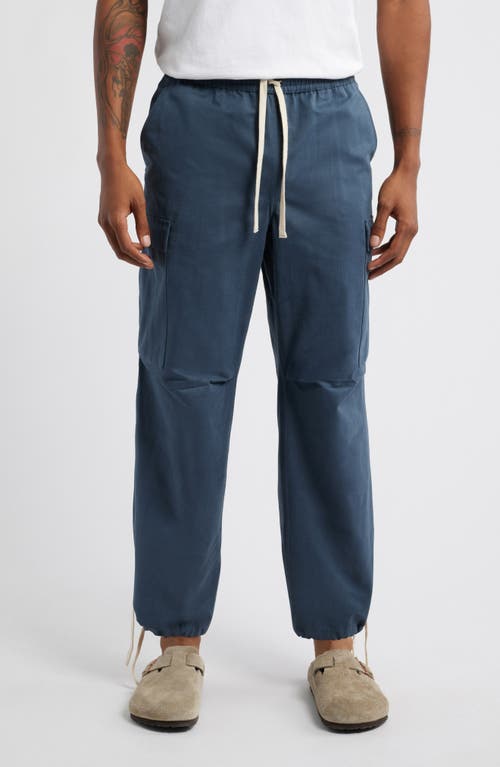 Standard Issue Pd Drawstring Cargo Pants In Slate