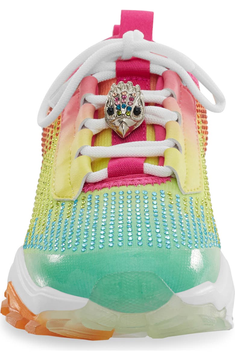 Kurt Geiger London Kids' Mini Lettie Crystal Sneaker, Alternate, color,