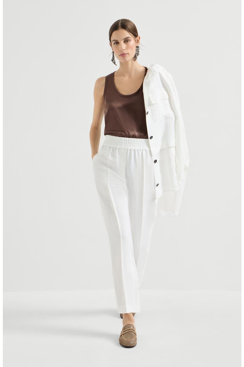 Baggy trousers, Alternate, color, White