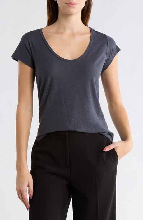 James Perse Deep V-Neck T-Shirt