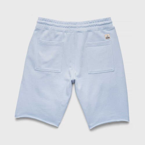 Shop Surfside Supply Co. Sailor Drawstring Terry Short In Subdued Blue