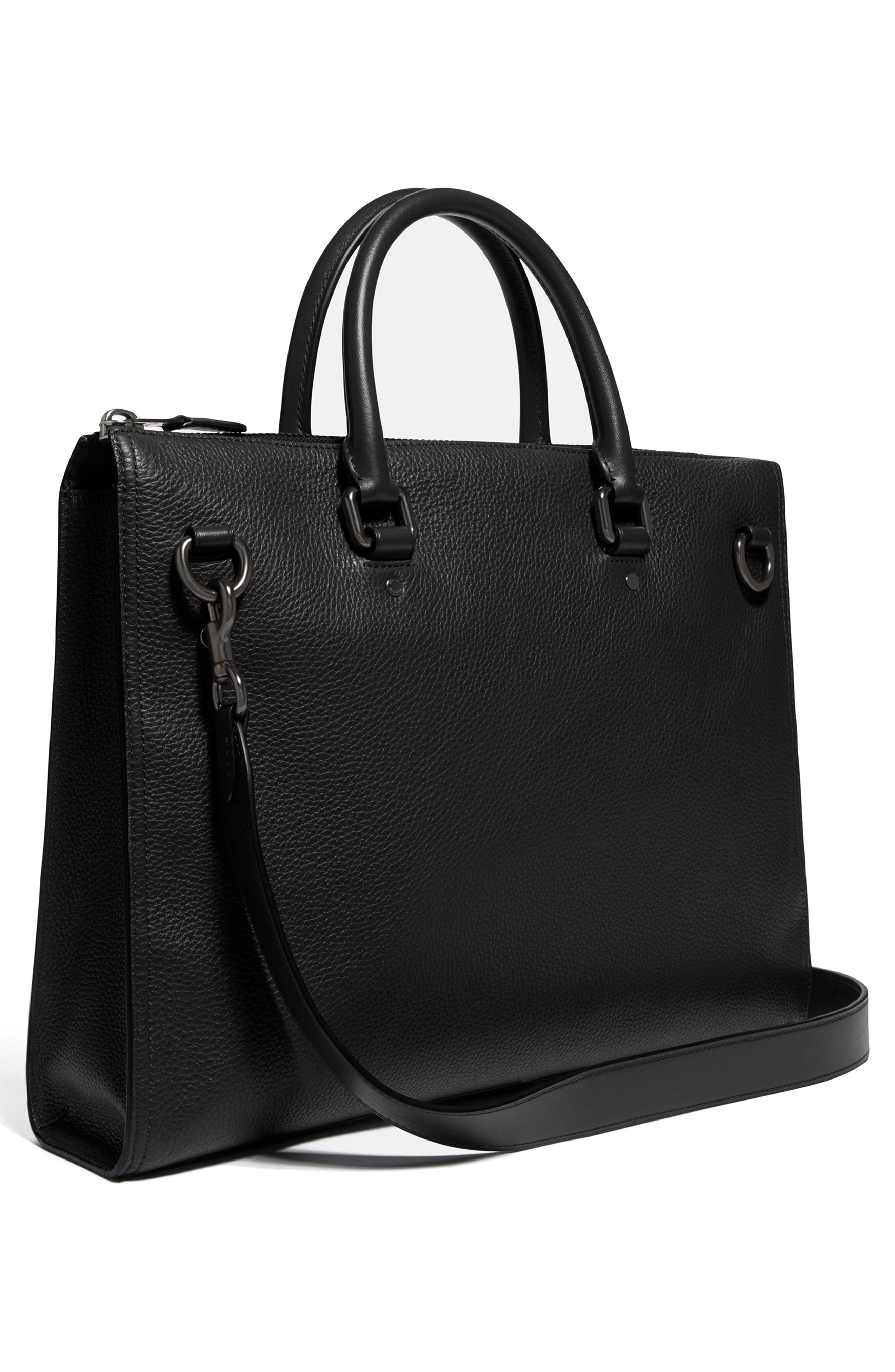 COACH Gotham Embossed Leather Folio, Alternate, color, 