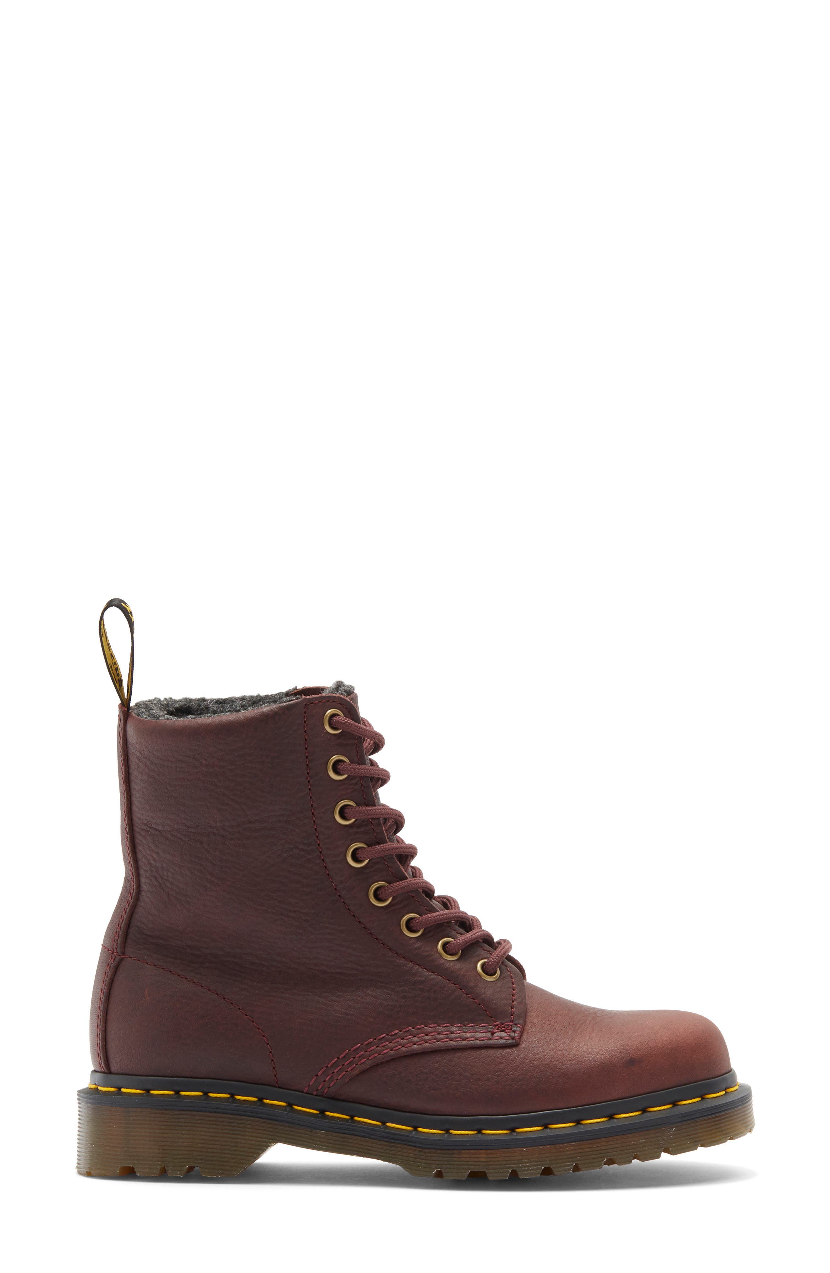 1460 Pascal Boot, Alternate, color, CHERRY RED