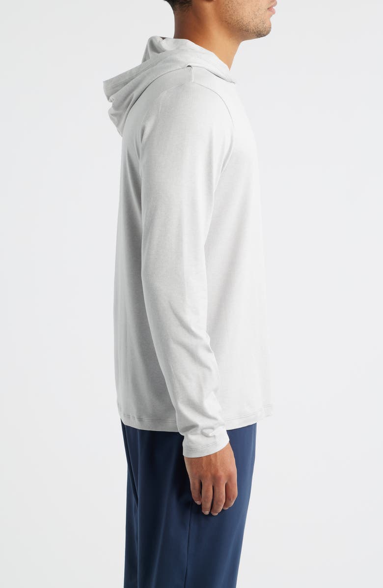 Zella Dynamic Hooded T-Shirt, Alternate, color, Grey Fog Heather