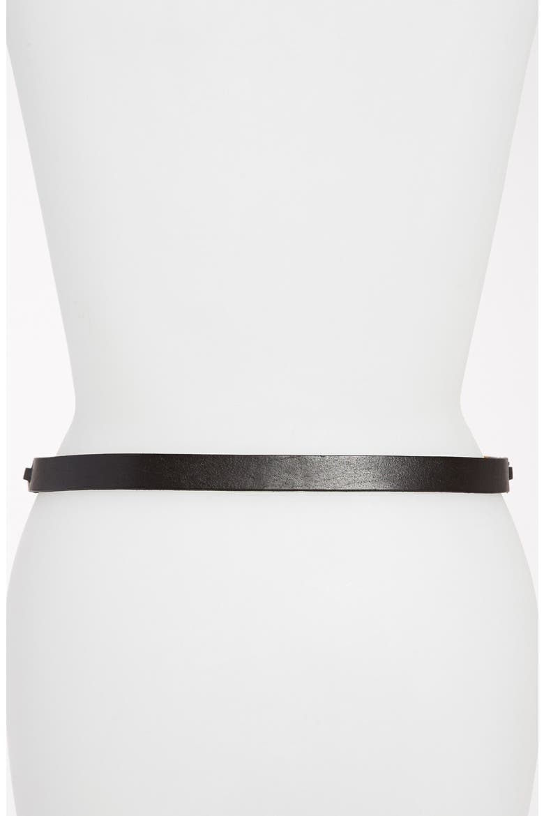 'Tortoiseshell Link' Belt, Alternate, color, BLACK