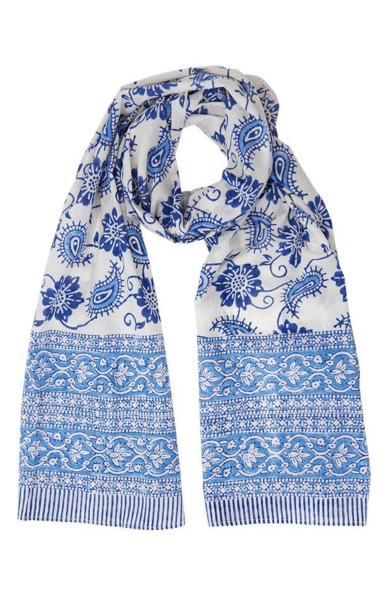 Passion Lilie Mom's Favorite Blue Scarf, Alternate, color, Blue