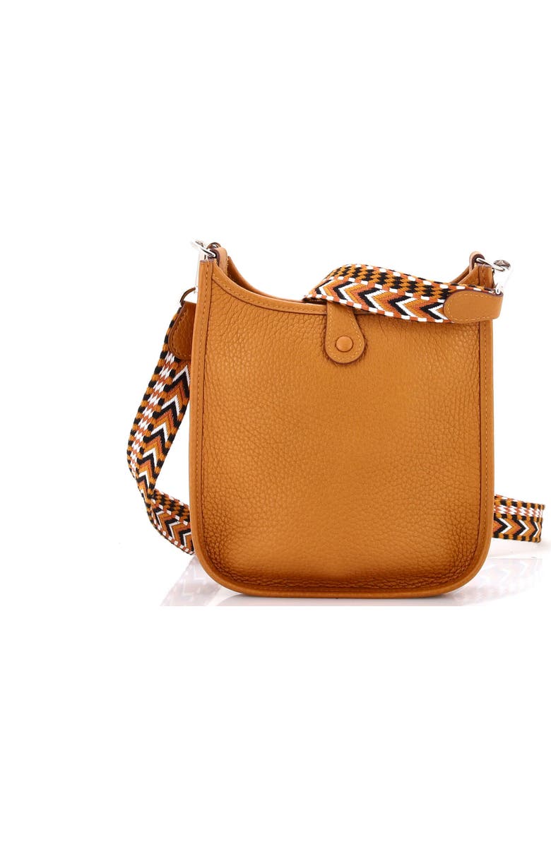 Pre-Owned Hermes Long Strap Evelyne Bag Clemence TPM, Alternate, color, Bronze Dore