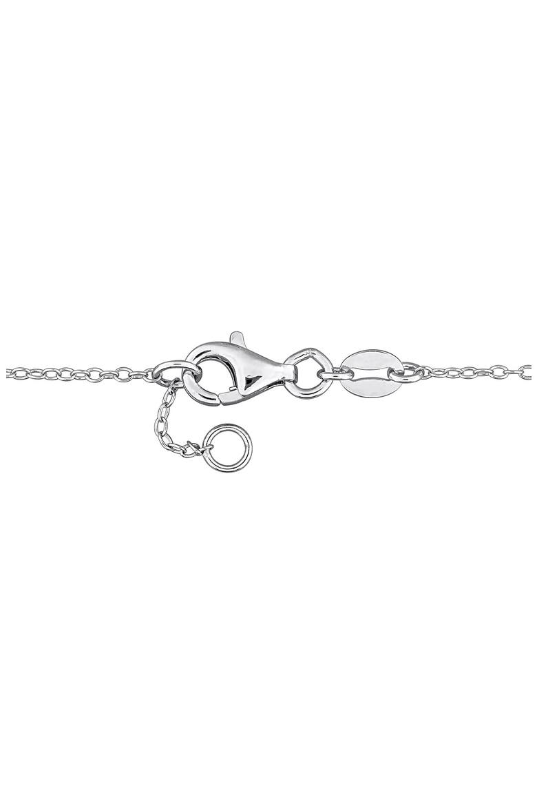 Cultured Pearl & Amethyst Station Bracelet, Alternate, color, PURPLE