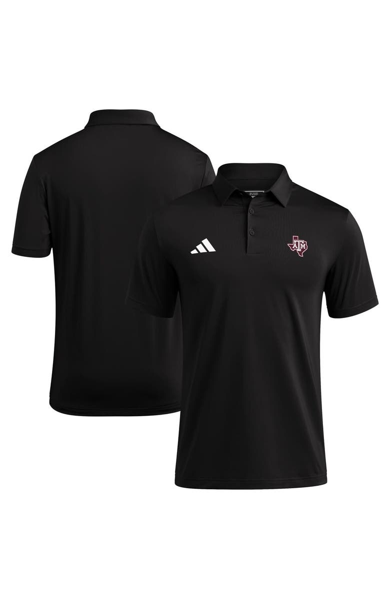 adidas Men's adidas Black Texas A&M Aggies Ultimate 365 Polo, Main, color, 