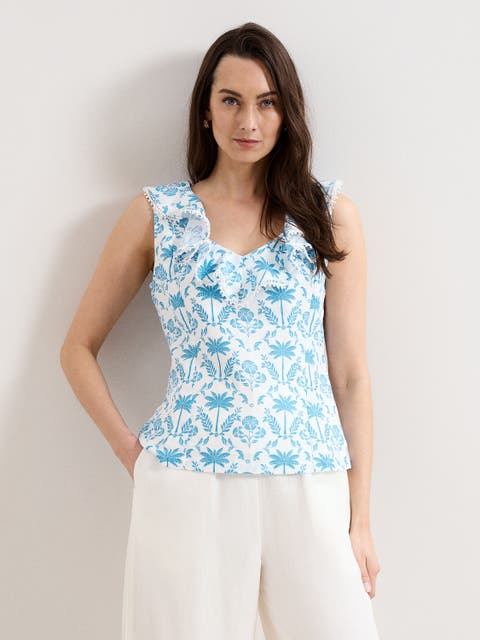 Rhona Linen Blouse