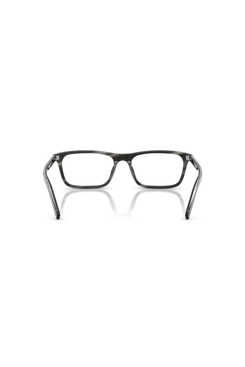 56mm Rectangle optical glasses, Alternate, color, Black
