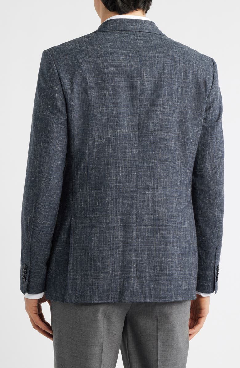 John Varvatos Star USA Bleecker Wool Blend Sport Coat, Alternate, color, Navy