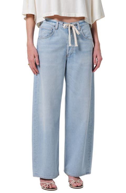 ボトムスその他 Citizens of Humanity Light washed blue Delfina jeans CITIZENS OF HUMANITY Delfina high-rise straight-leg jeans