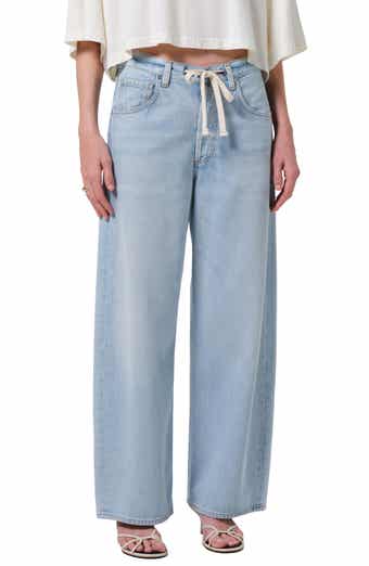 Citizens of Humanity Brynn Drawstring Waist Wide Leg Jeans