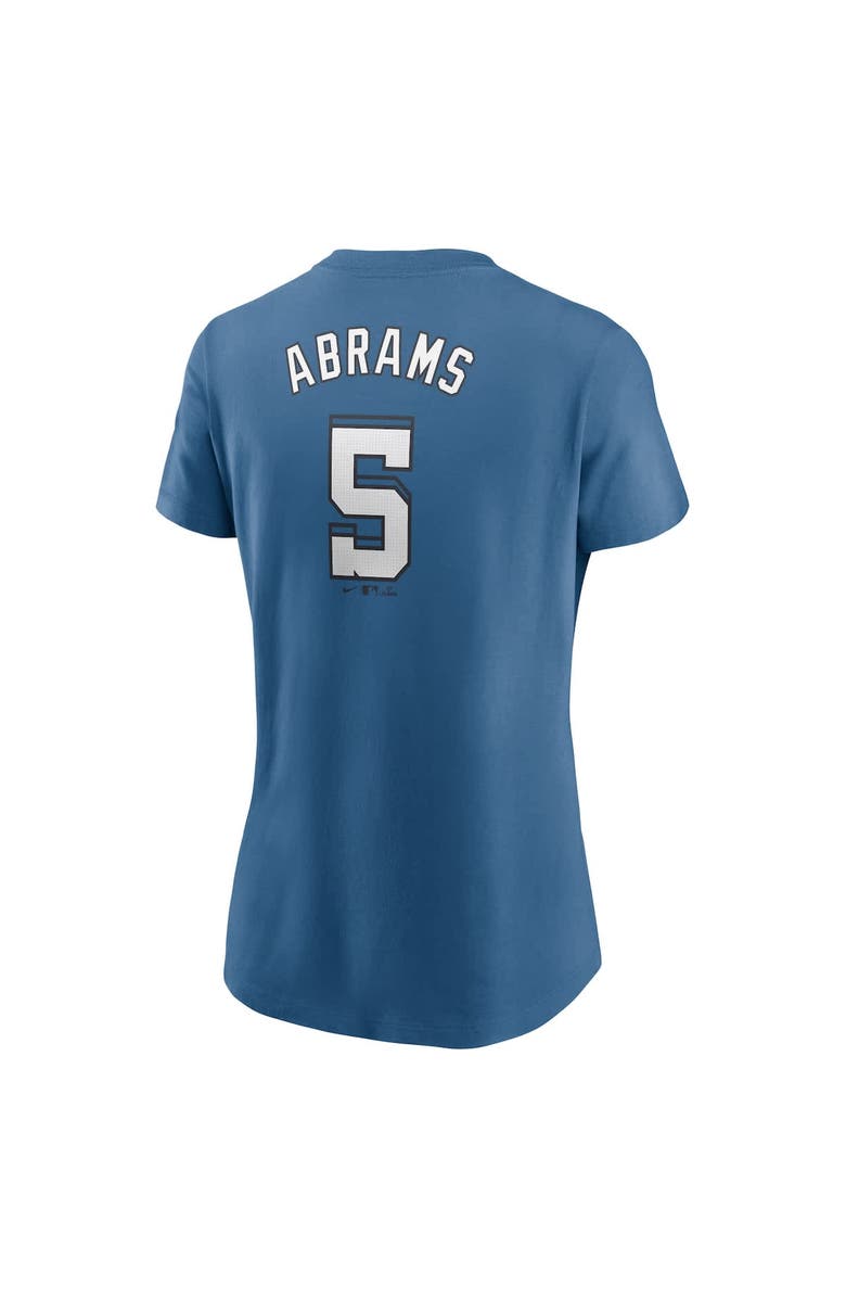 Nike Women's Nike CJ Abrams Blue Washington Nationals 2025 City Connect Fuse Name & Number 2.0 T-Shirt, Alternate, color, Blue