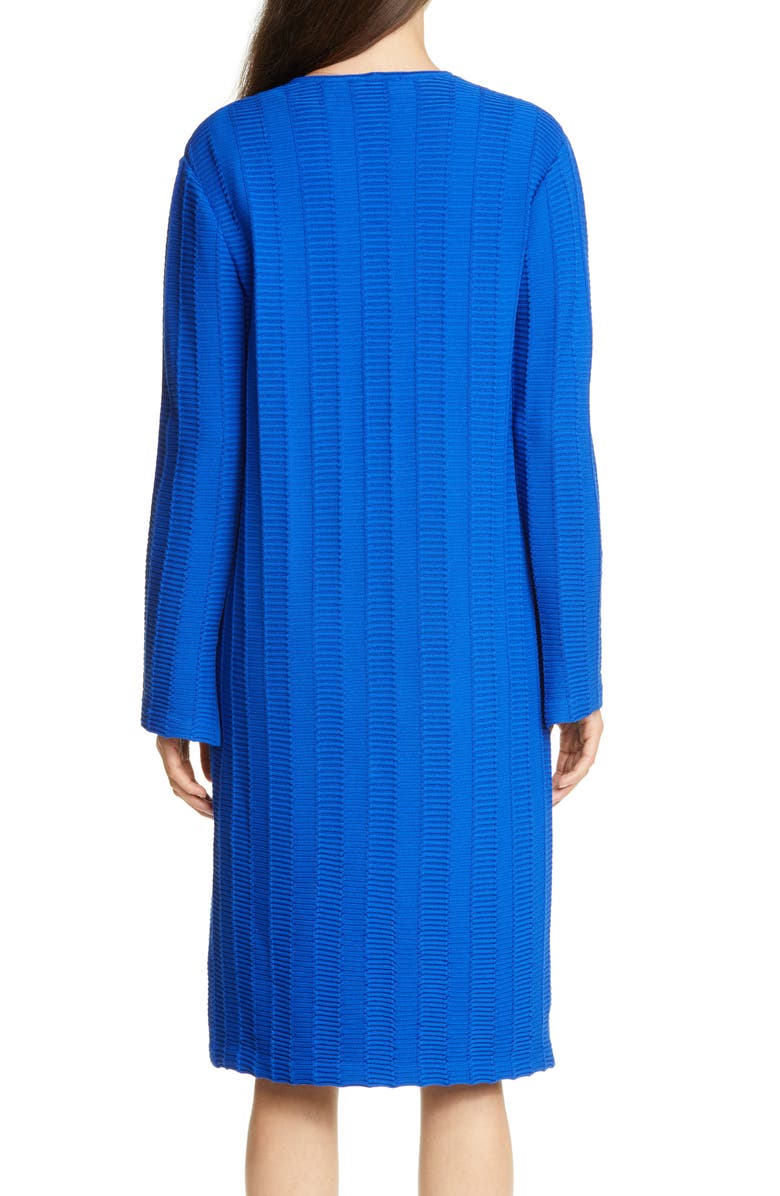 St. John Collection Architectural Ottoman Knit Jacket, Alternate, color,