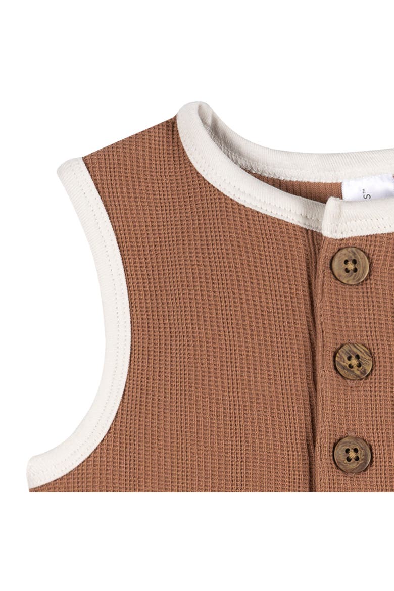 Henley Romper, Alternate, color, Mocha Mousse