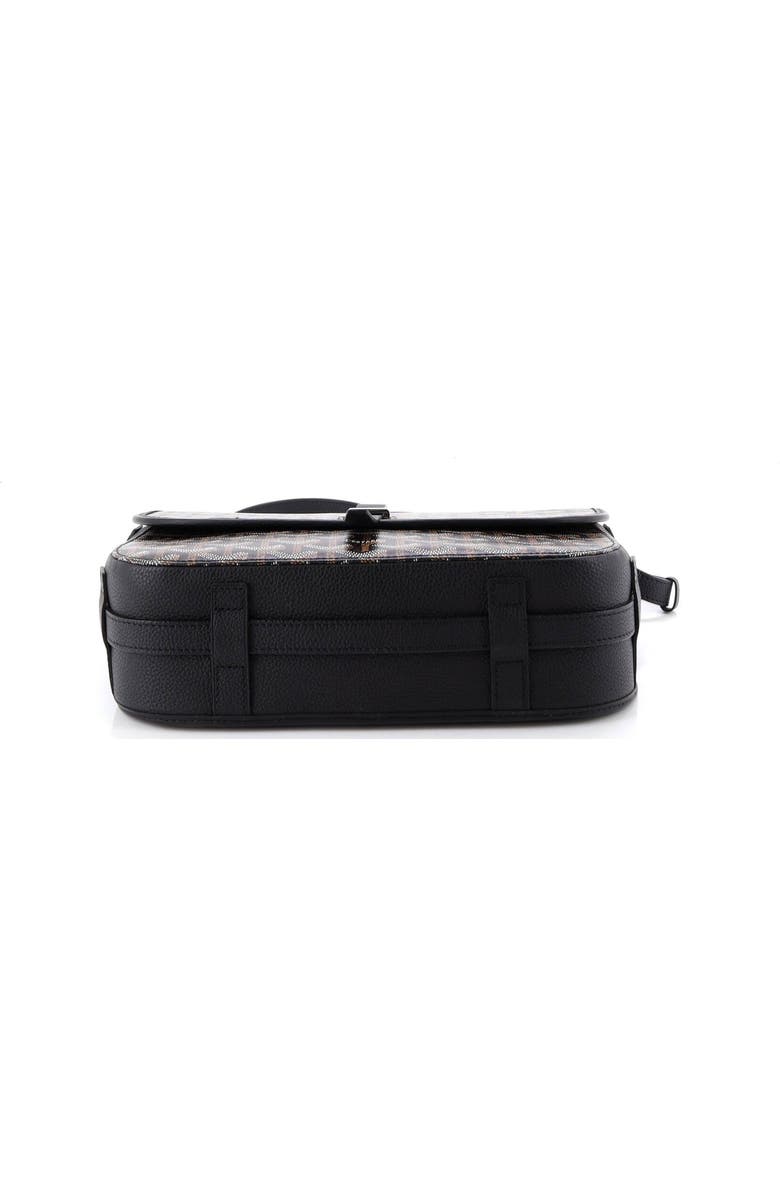Pre-Owned Goyard Belvedere II Messenger Bag Coated Canvas MM, Alternate, color, Black