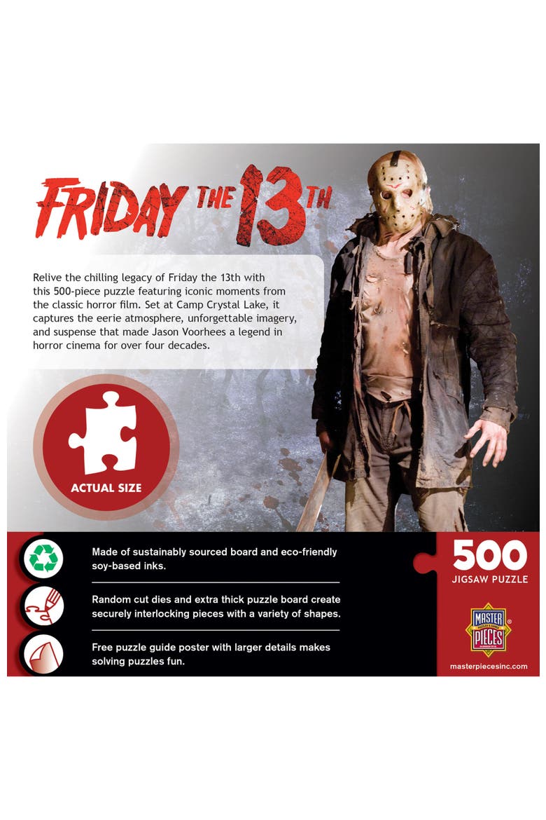 Friday the 13th 500 Piece Jigsaw Puzzle, Alternate, color, Multicolor