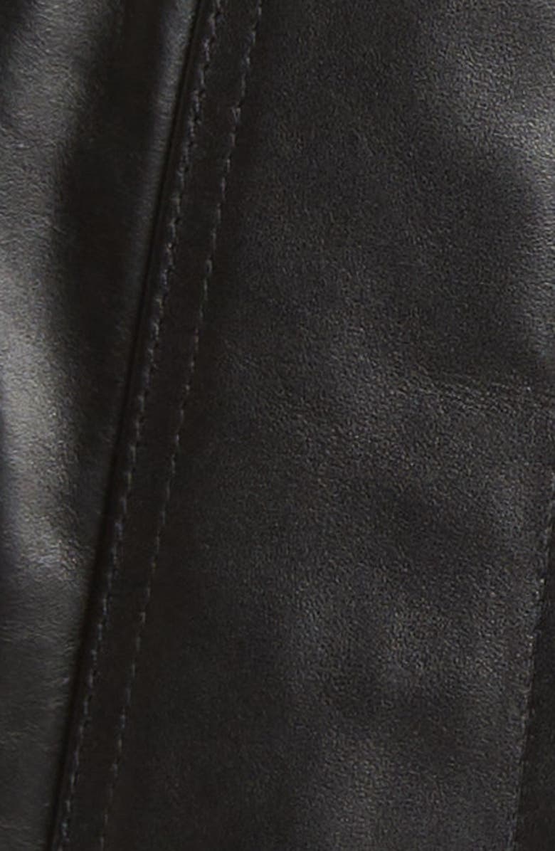 Schott NYC Naked Cowhide Trucker Jacket, Alternate, color, Black