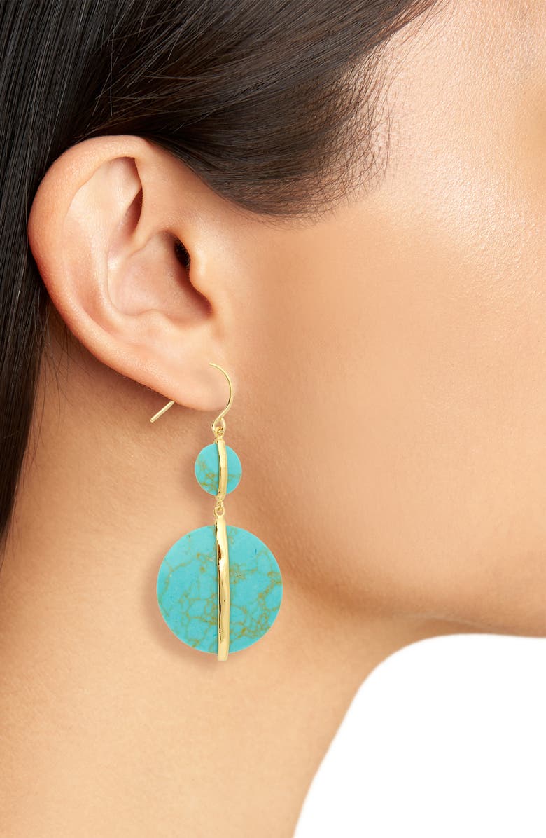 gorjana Brinn Drop Earrings, Alternate, color, 