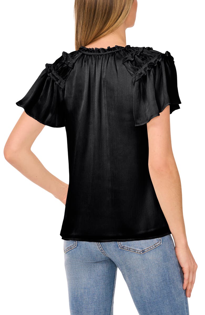 CeCe Flutter Sleeve Top, Alternate, color, 