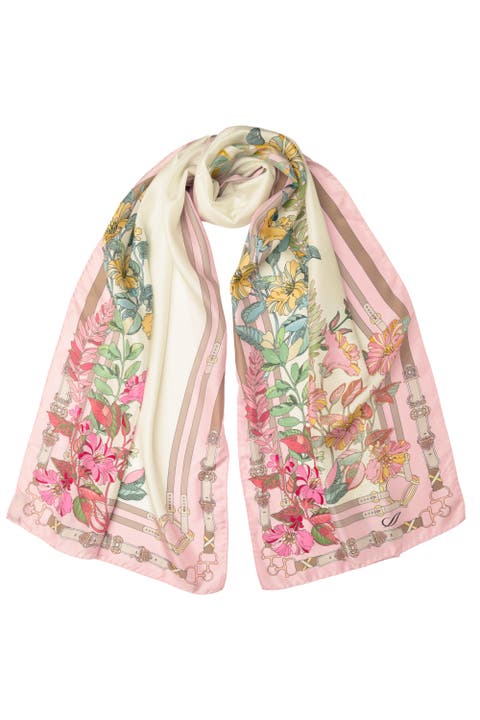 Mina - Long Silk Scarf for Women