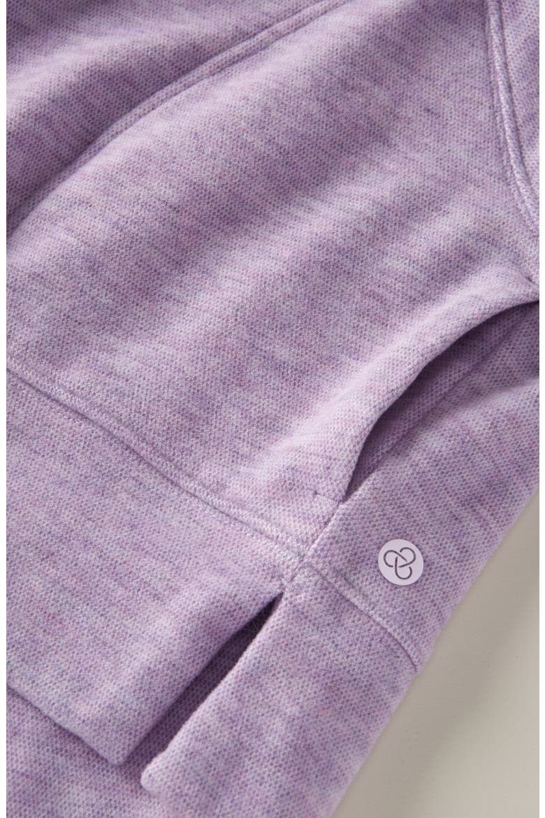 Kids' Weekend Cozy Hoodie, Alternate, color, PURPLE SPRAY