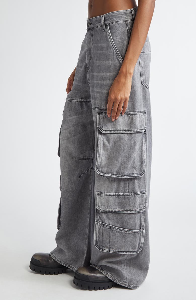 DIESEL<sup>®</sup> D-Sire Wide Leg Cargo Jeans, Alternate, color, 