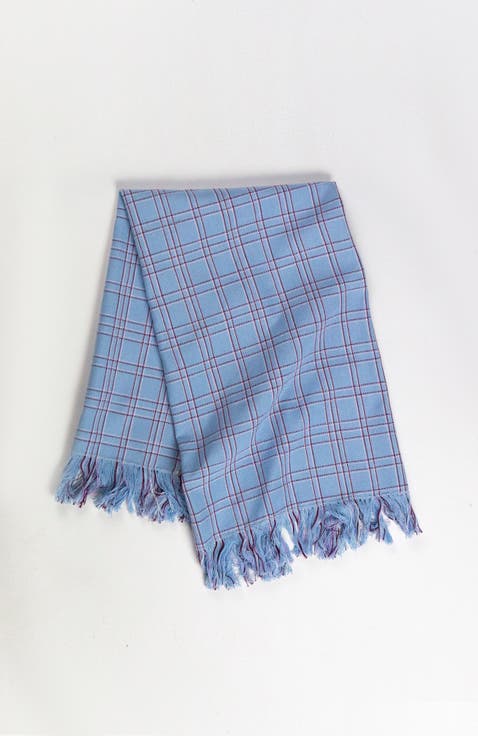 Chiapas Plaid Handwoven Cotton Kitchen Towel