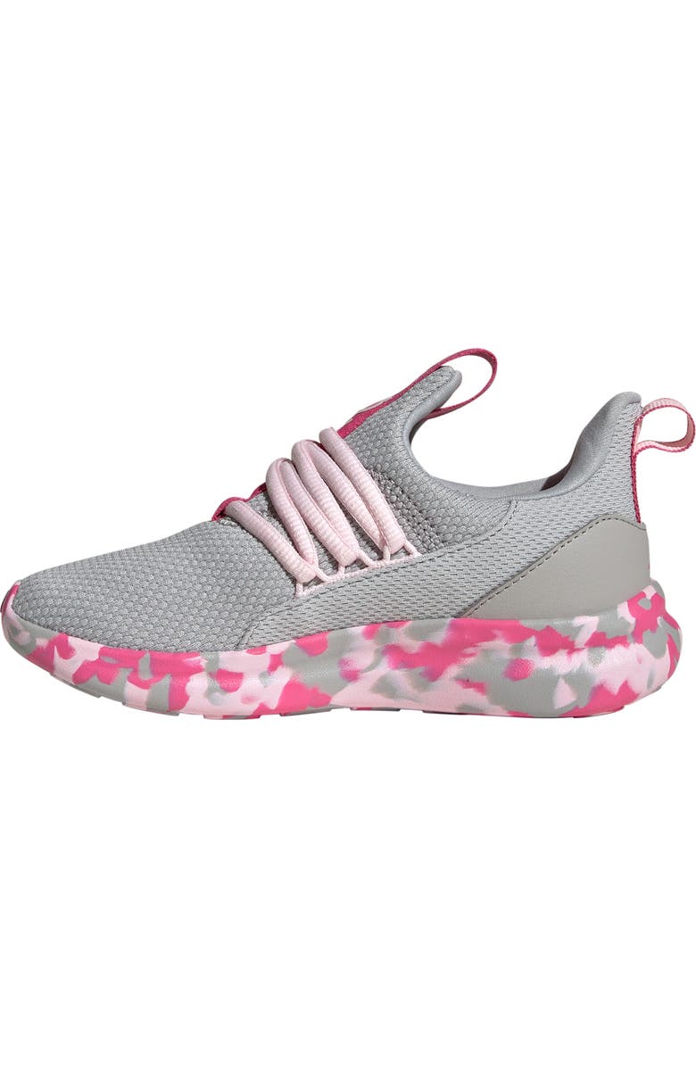 adidas Kids' Lite Racer Adapt 7.0 Slip-On Sneaker, Alternate, color, Magenta/ Grey/ Clear Pink