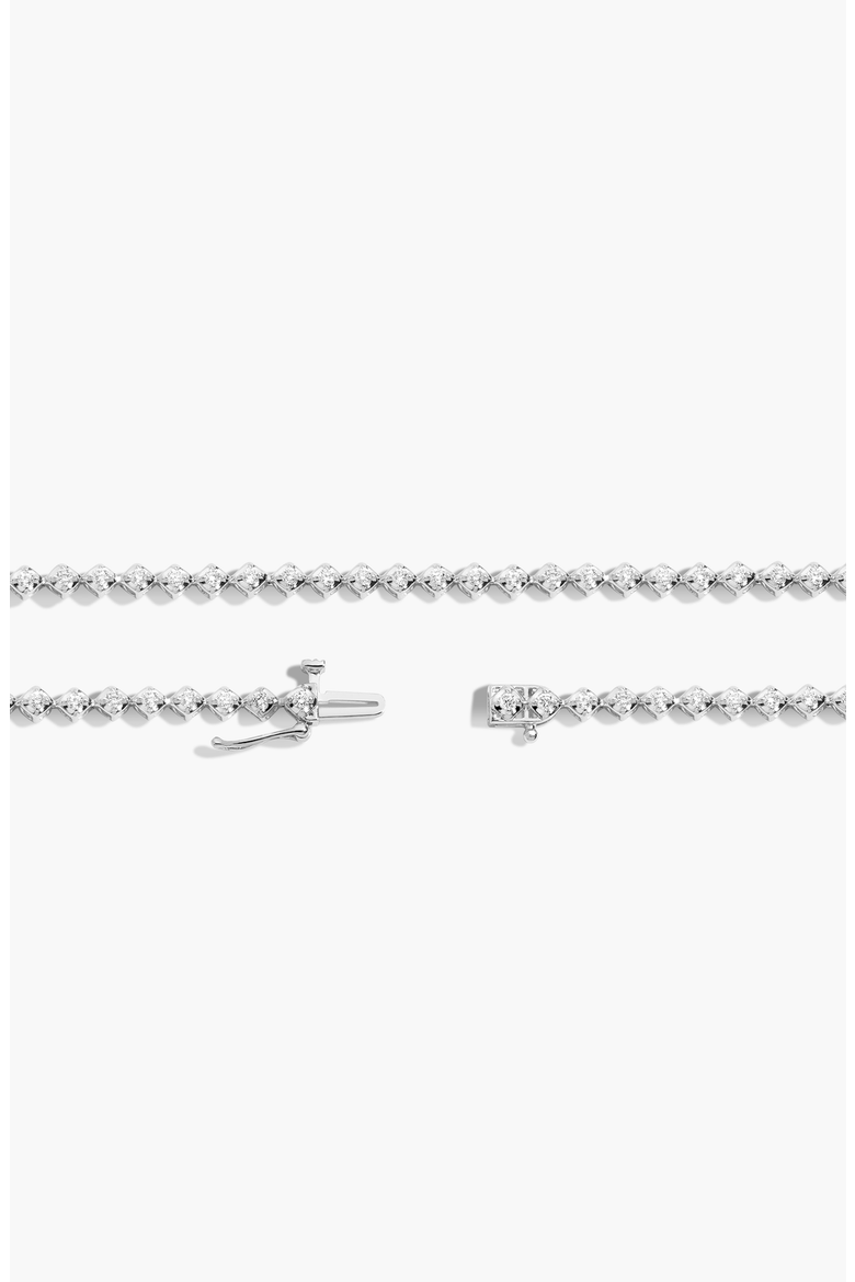 Lab Grown Diamond Tennis Choker Necklace, Alternate, color, 14k White Gold