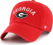 '47 Men's '47 Red Georgia Bulldogs Classic Arch Clean Up Adjustable Hat