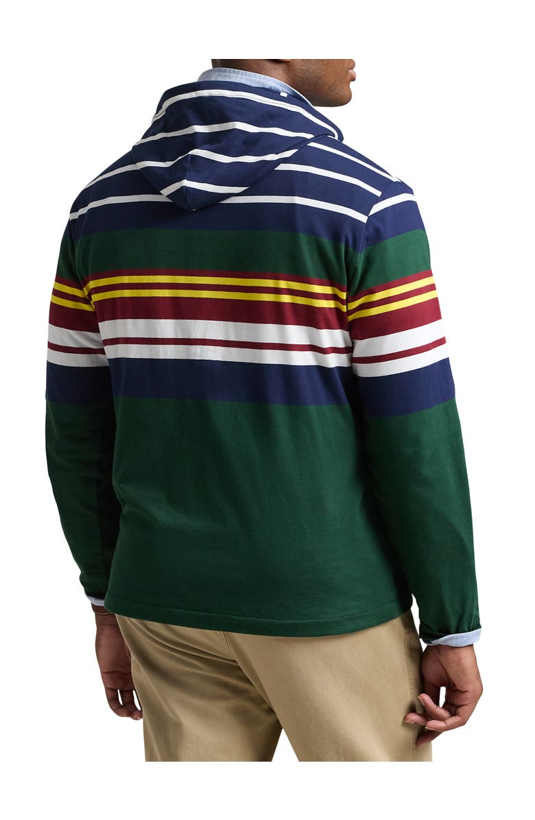 Polo Ralph Lauren Big & Tall Striped Long-Sleeve Hooded T-Shirt, Alternate, color, 