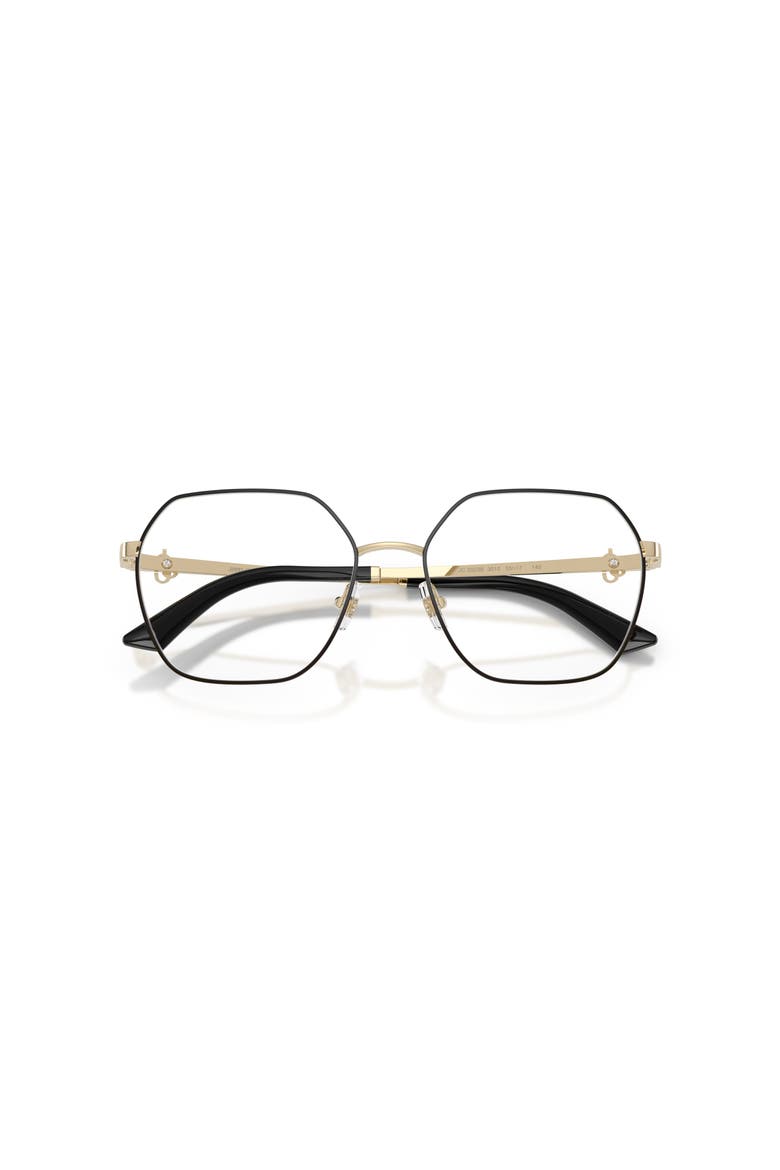 53mm Irregular optical glasses, Alternate, color, Black
