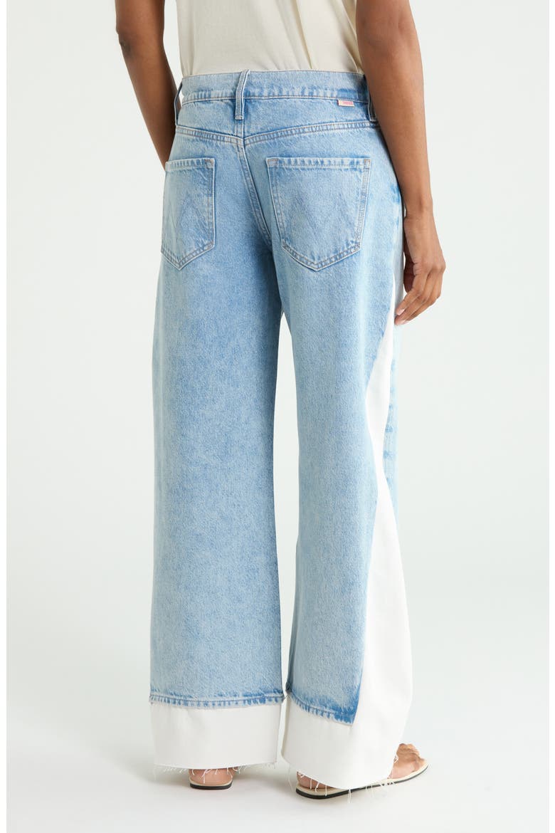 The Nacho Double Dip Frayed Wide Leg Jeans, Alternate, color, DEEP FRIED