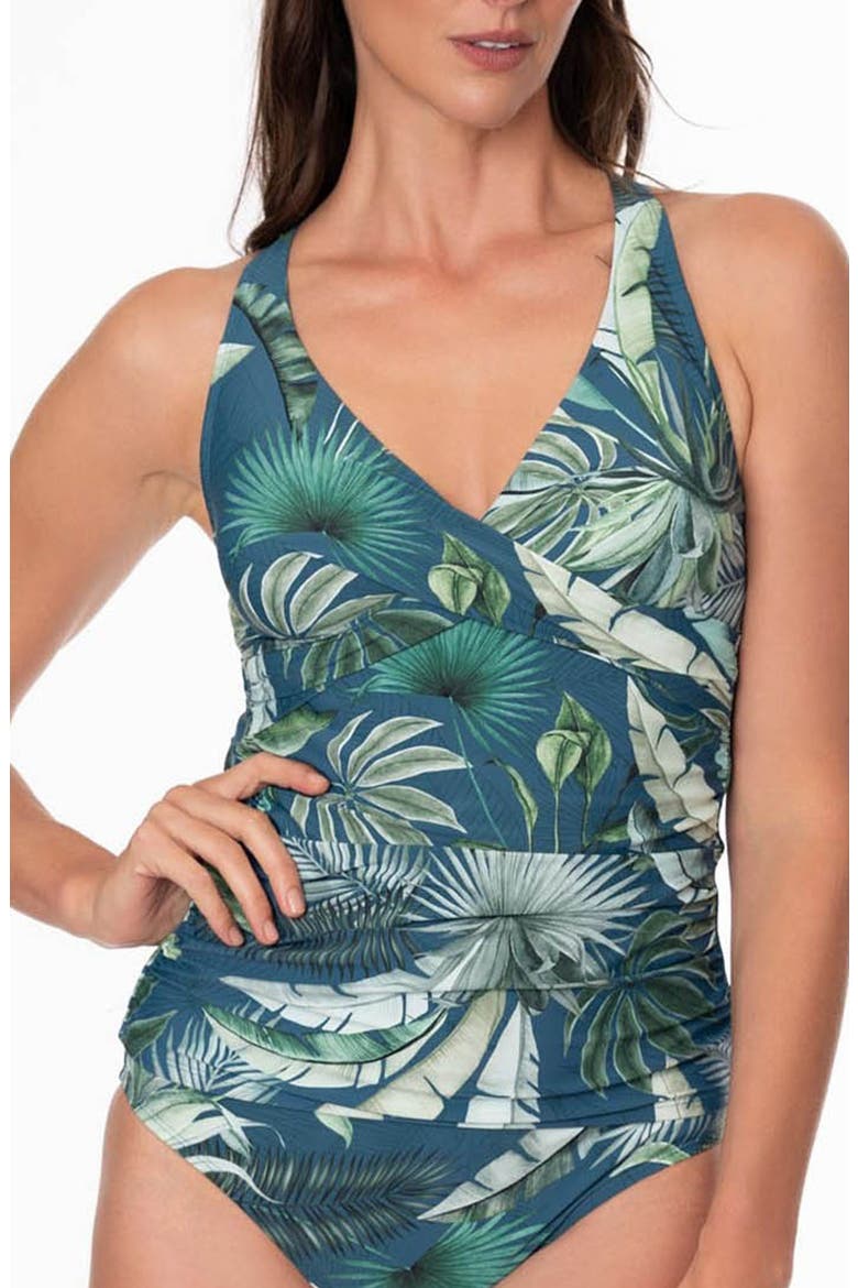 Louise Wrap Tankini, Main, color, DEPTHS