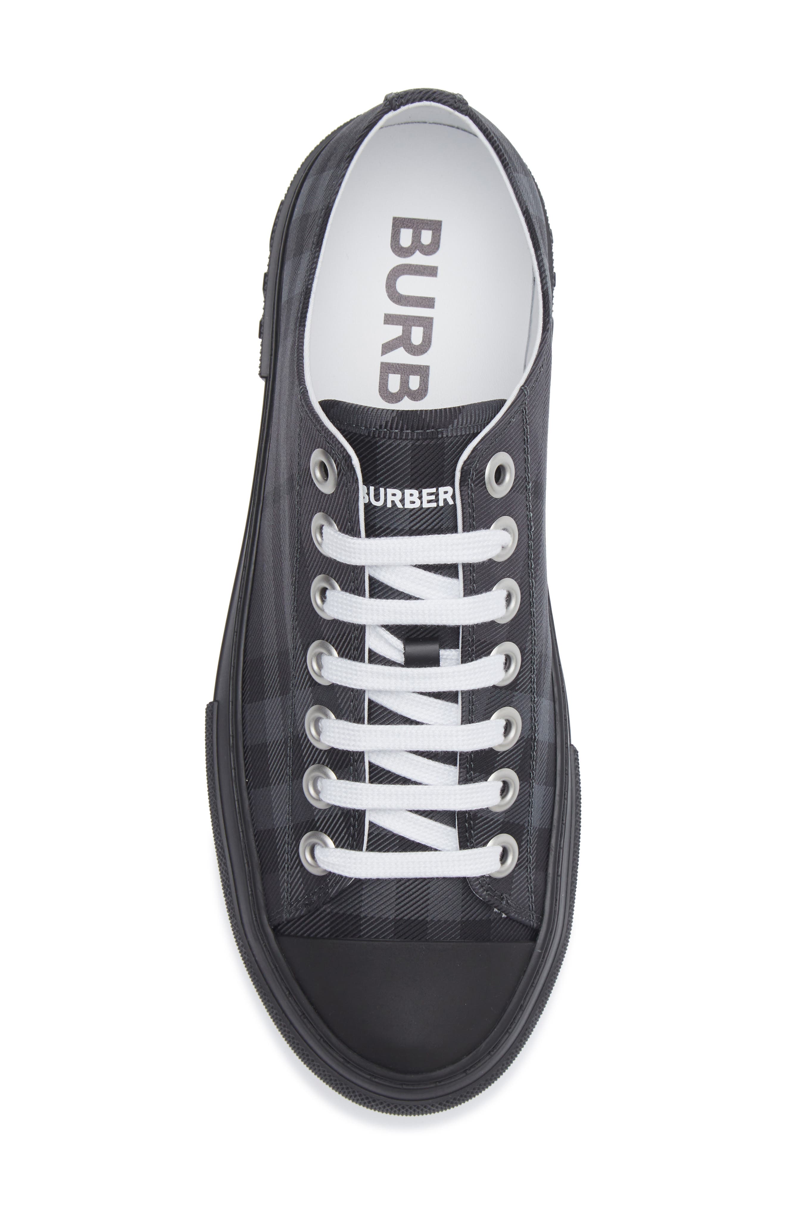 Burberry Jack Check Low Top Sneaker, Alternate, color, Iron Grey Ip Check