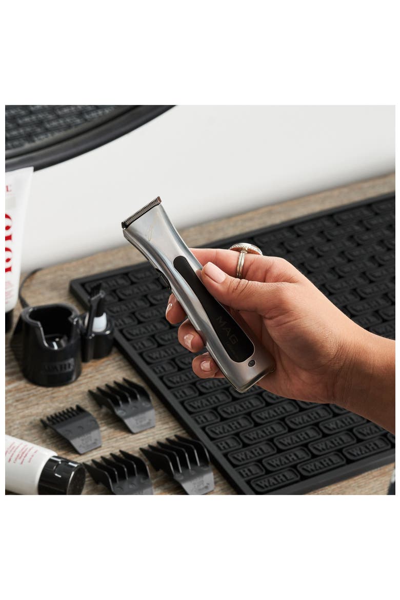 Sterling Mag Trimmer - Barber-Quality Electric Cordless Hair Trimmer with Rotary Motor and Lithium-Ion Battery, Alternate, color, Metallic Silver