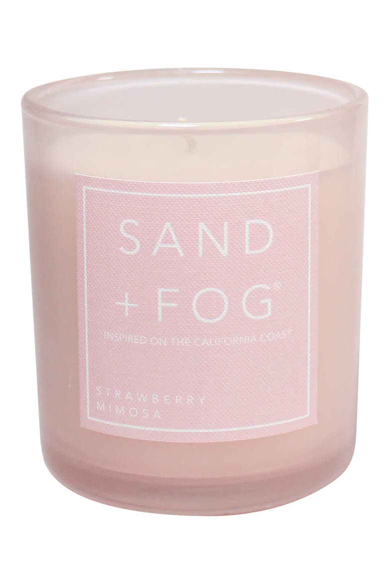 Strawberry Mimosa Pink Tag Candle, Main, color, STRAWBERRY MIMOSA