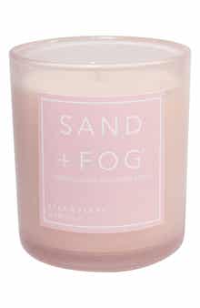 SAND AND FOG Strawberry Mimosa Pink Tag Candle