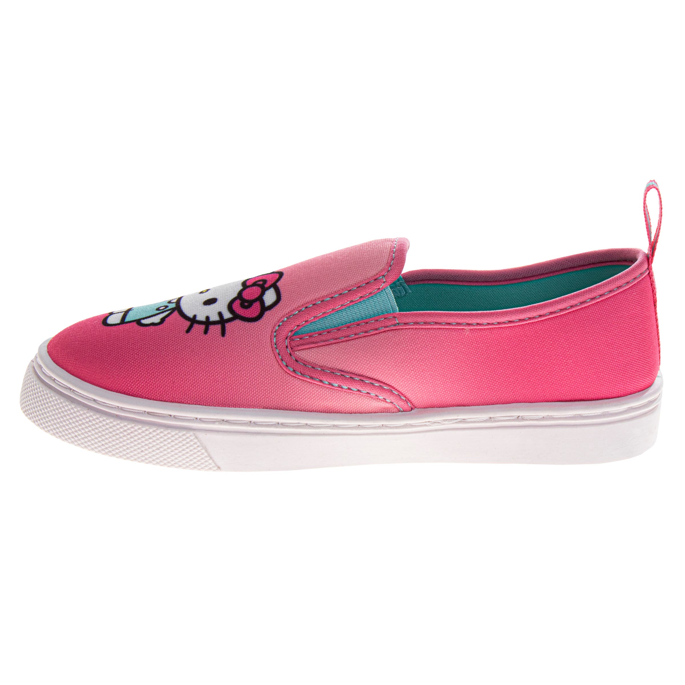 Hello Kitty Adorable Girls' Slip-On Sneakers, Alternate, color, Pink