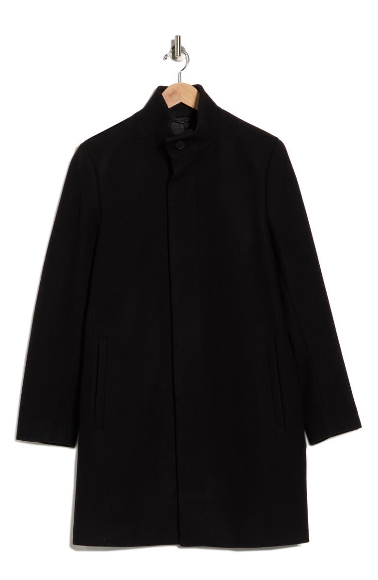Theory Belvin Overcoat, Alternate, color, Black