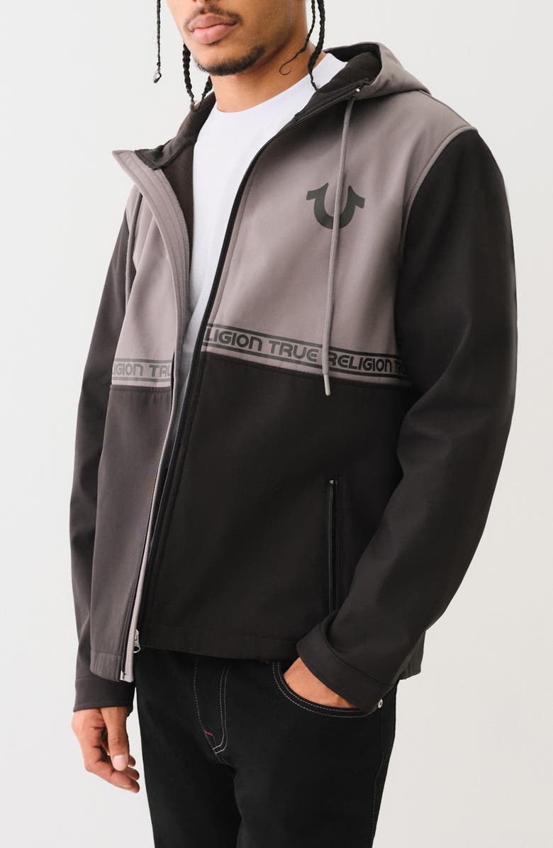 True Religion Soft Shell Wind Breaker Jacket, Alternate, color,