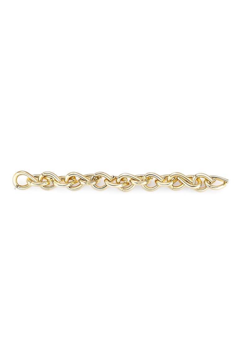 Oera Link Bracelet, Alternate, color, YELLOW GOLD